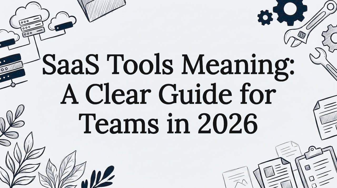 SaaS Tools Meaning: A Clear Guide for Teams in 2026
