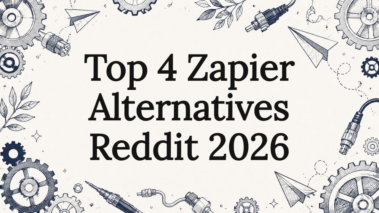 Top 4 Zapier Alternatives Reddit 2026