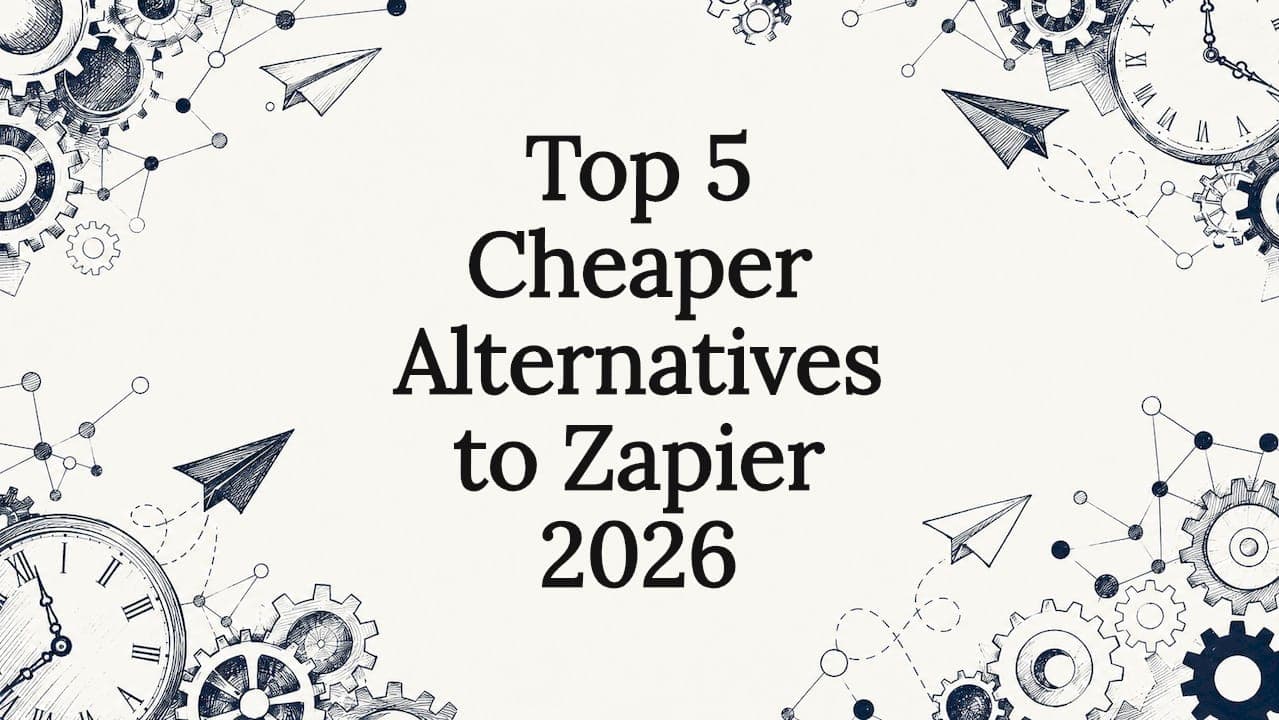 Top 5 Cheaper Alternatives to Zapier 2026