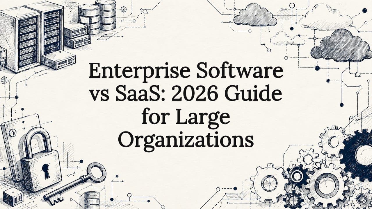 Enterprise Software vs SaaS: 2026 Guide for Large Organizations