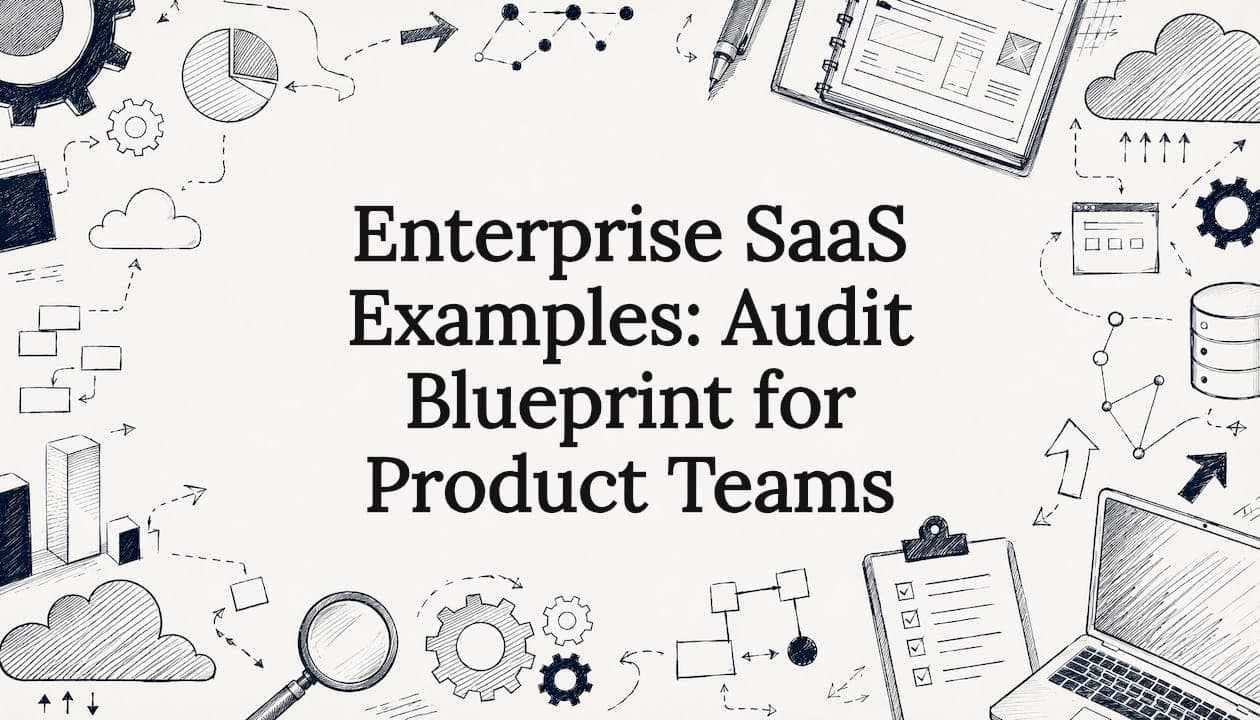 Enterprise SaaS Examples: Audit Blueprint for Product Teams