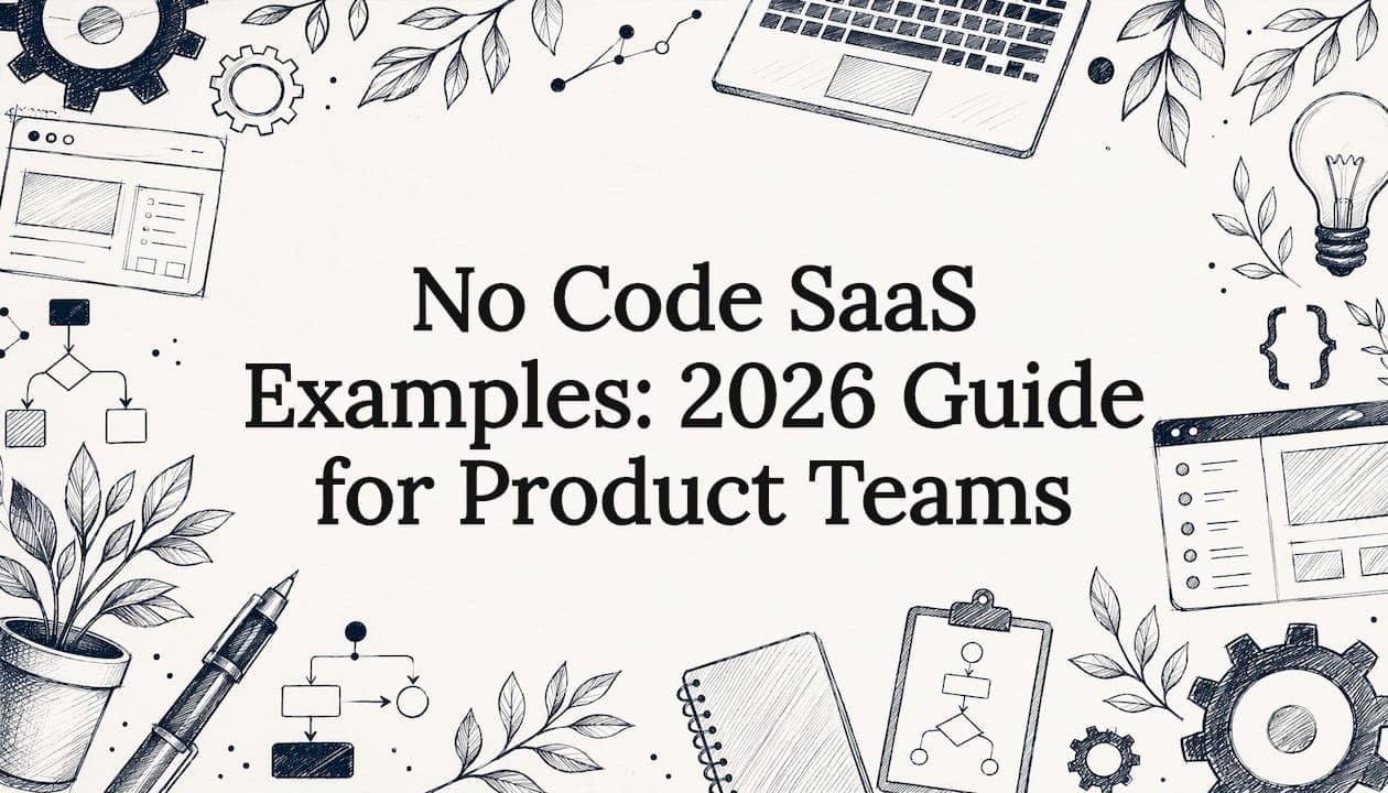No Code SaaS Examples: 2026 Guide for Product Teams