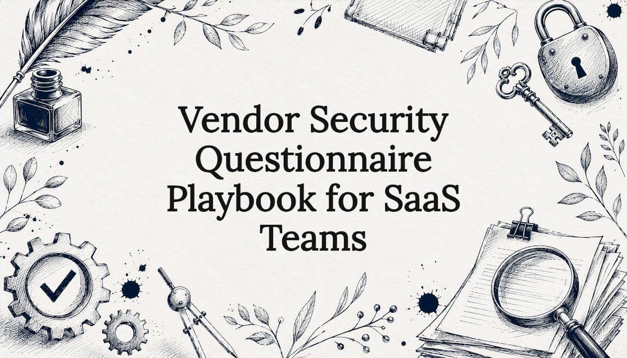 Vendor Security Questionnaire Playbook for SaaS Teams