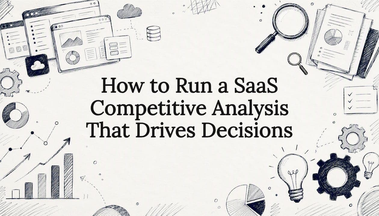How to Run a SaaS Competitive Analysis That Drives Decisions
