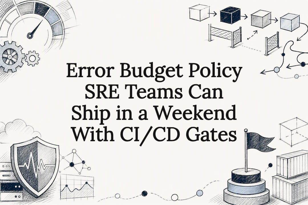 Error Budget Policy SRE Teams Can Ship in a Weekend With CI/CD Gates