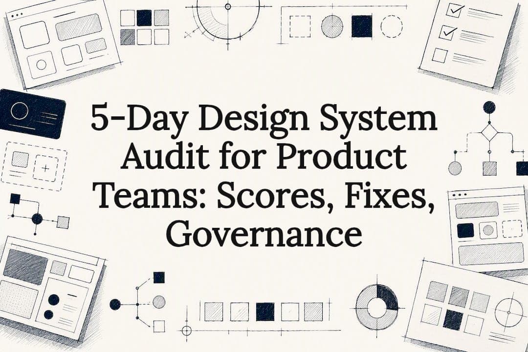 5-Day Design System Audit for Product Teams: Scores, Fixes, Governance