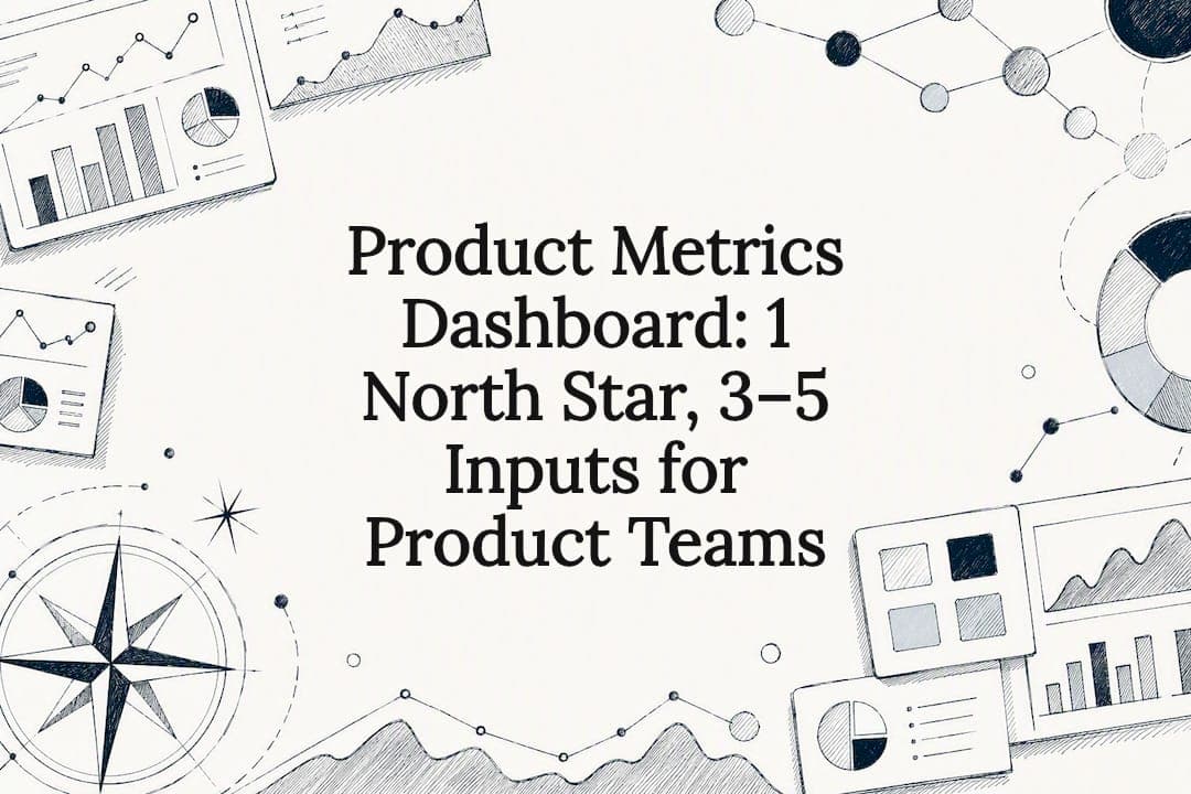 Product Metrics Dashboard: 1 North Star, 3–5 Inputs for Product Teams
